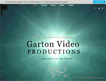 Tablet Screenshot of gartonvideo.com